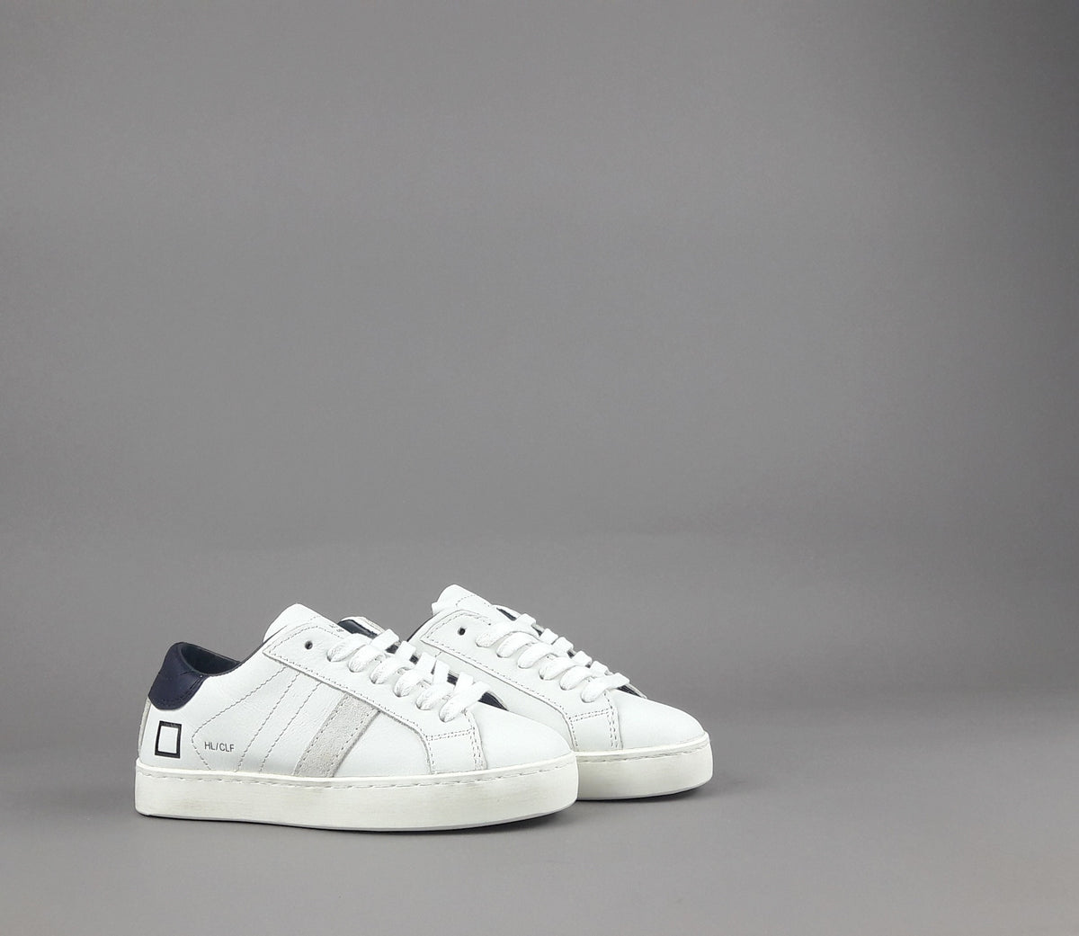 D.A.T.E. Sneakers Hill Low Junior Pelle Bianco