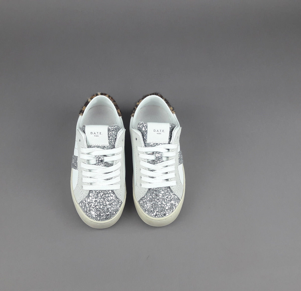 D.A.T.E. Sneakers Hill Low Junior Pelle Bianco