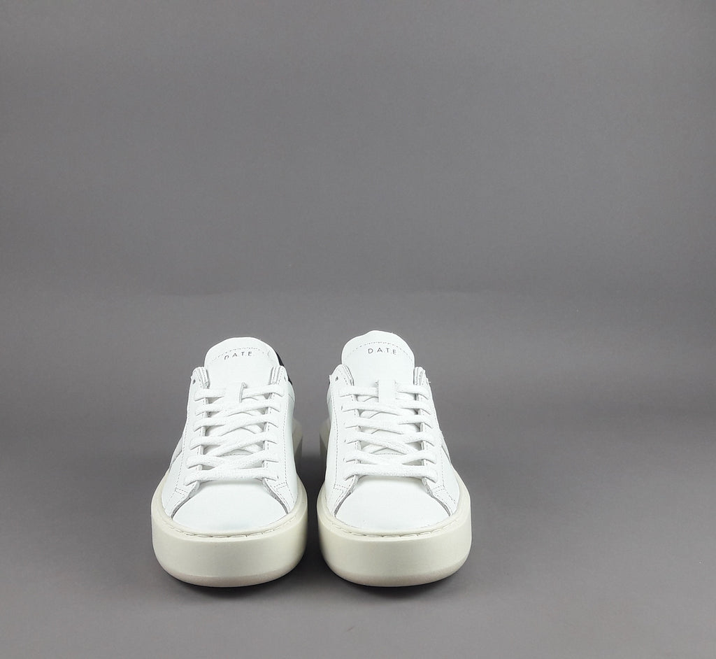 D.A.T.E. Sneakers Hill Low Platform Donna Pelle Bianco