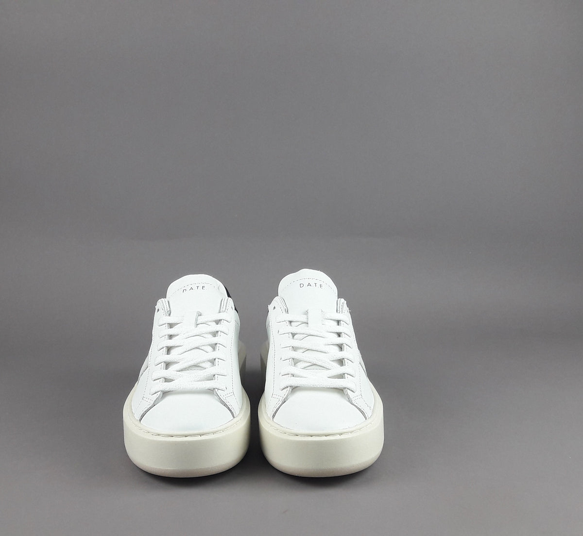 D.A.T.E. Sneakers Hill Low Platform Donna Pelle Bianco