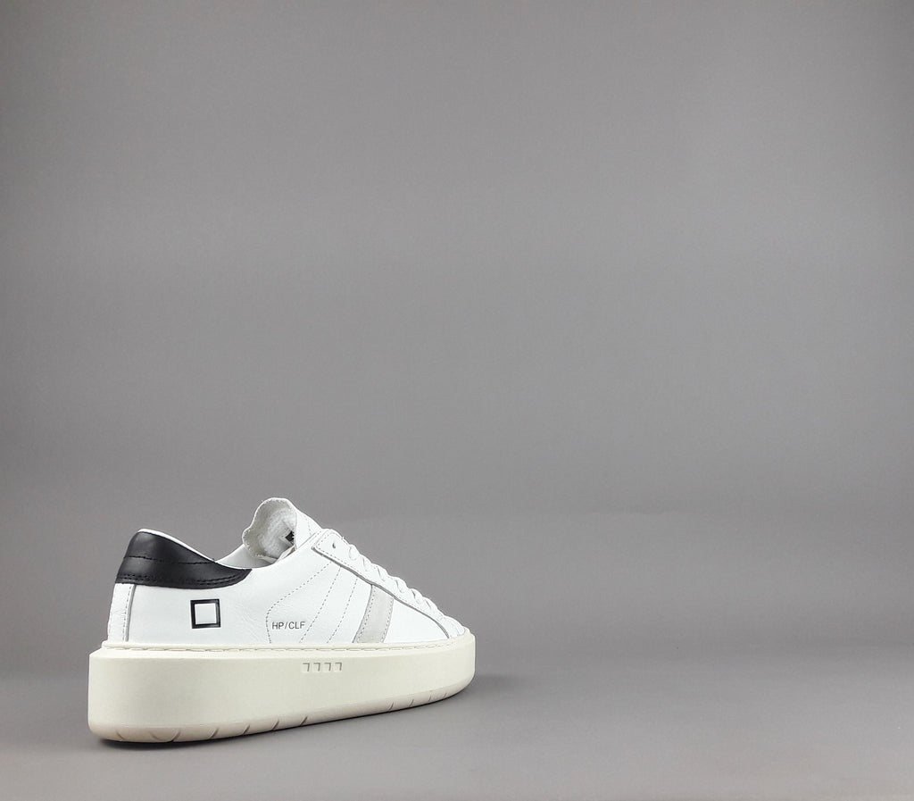 D.A.T.E. Sneakers Hill Low Platform Donna Pelle Bianco