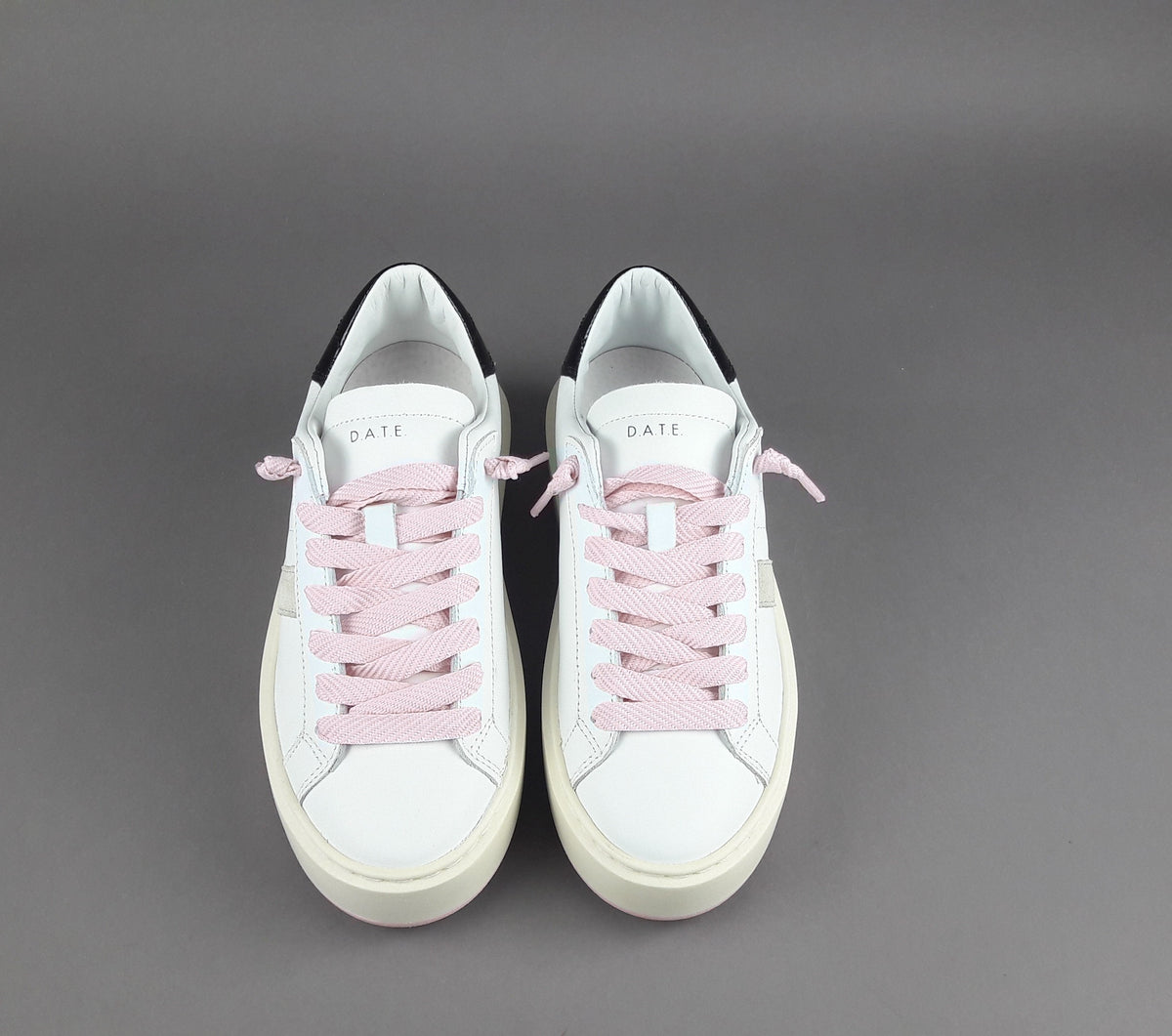 D.A.T.E. Sneakers Hill Low Platform Donna Pelle Bianco