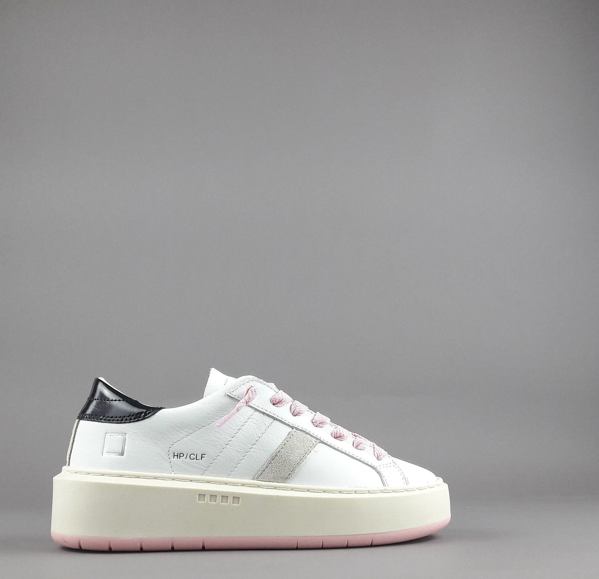 D.A.T.E. Sneakers Hill Low Platform Donna Pelle Bianco