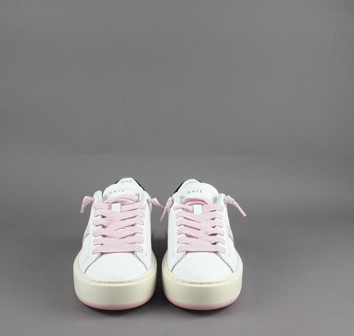 D.A.T.E. Sneakers Hill Low Platform Donna Pelle Bianco