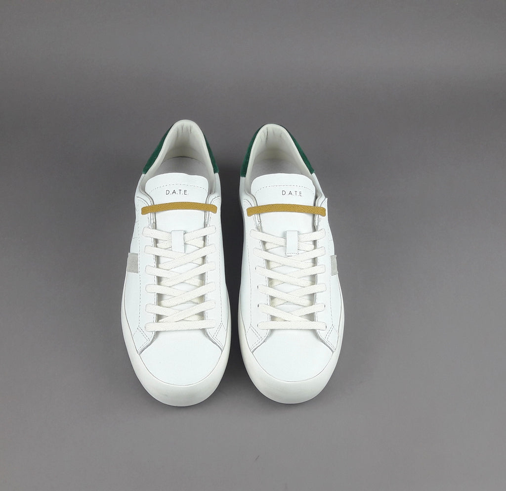 D.A.T.E. Sneakers Hill Low Uomo Pelle Bianco
