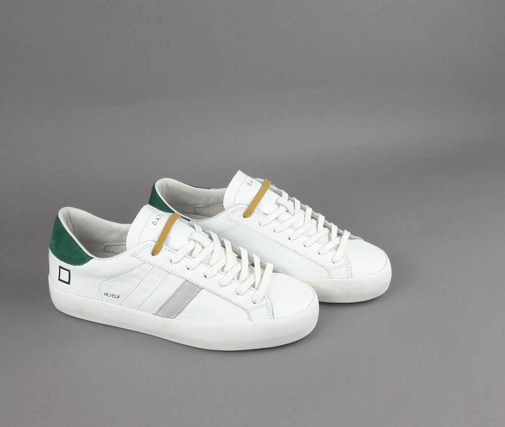 D.A.T.E. Sneakers Hill Low Uomo Pelle Bianco