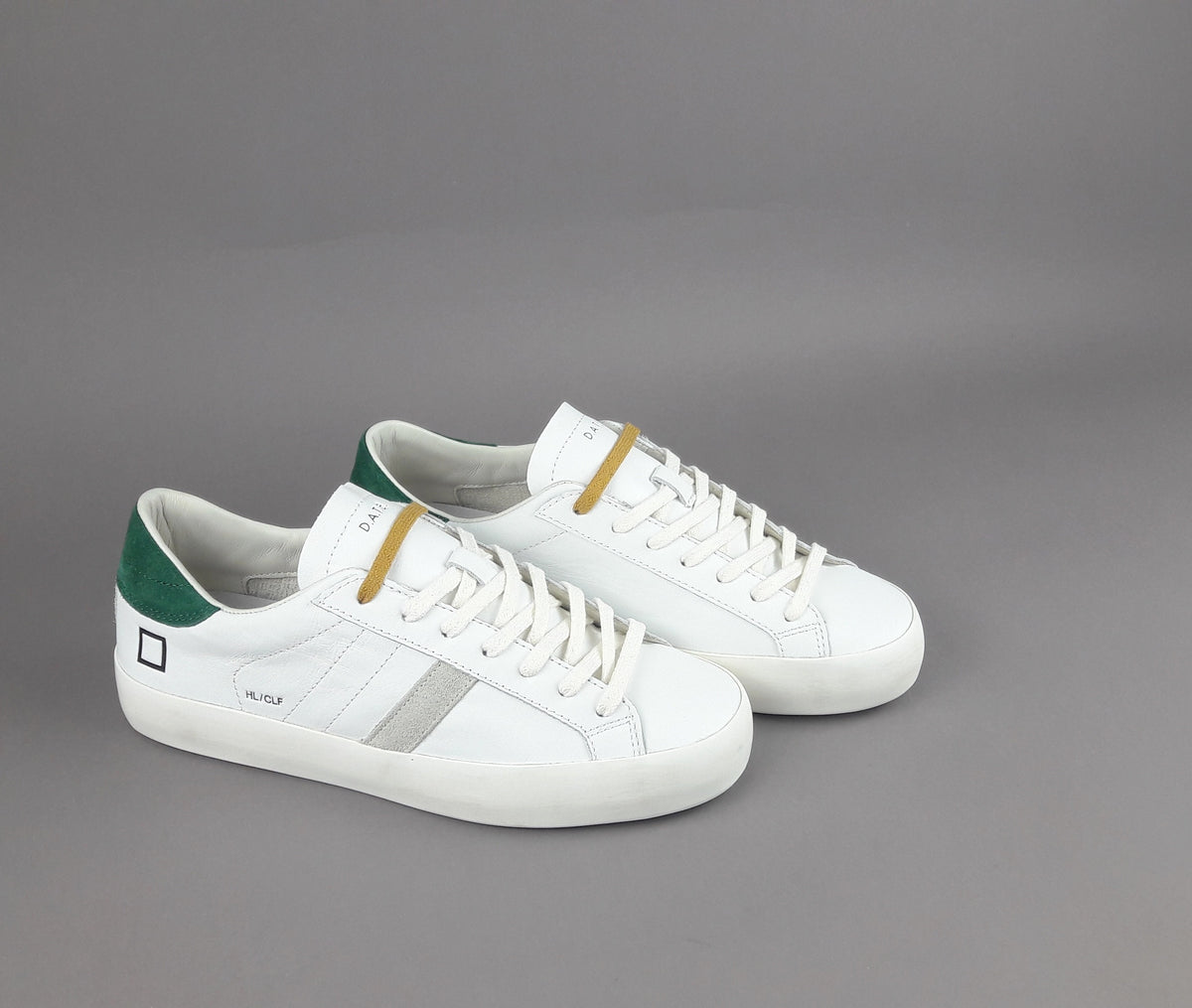 D.A.T.E. Sneakers Hill Low Uomo Pelle Bianco