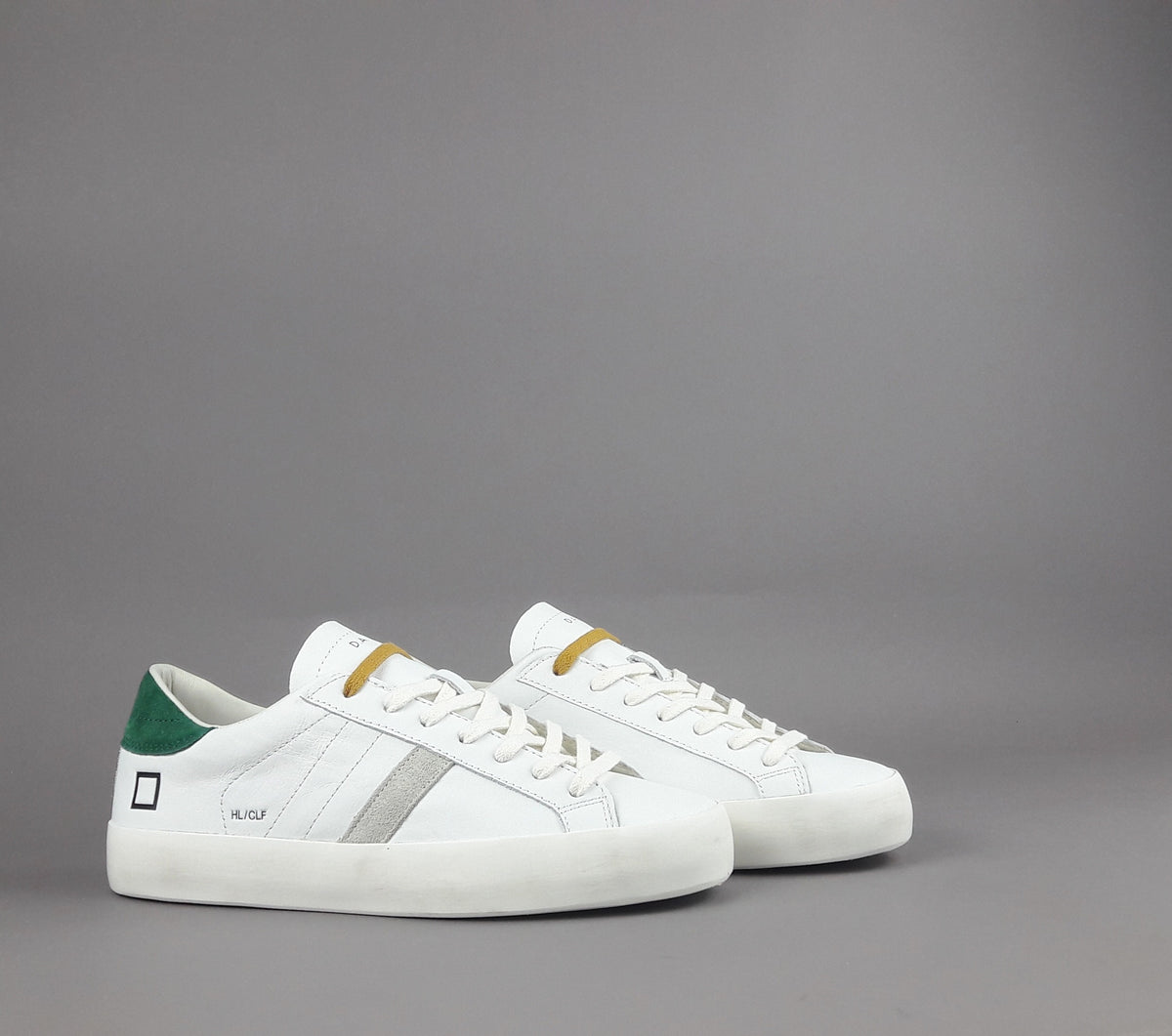 D.A.T.E. Sneakers Hill Low Uomo Pelle Bianco