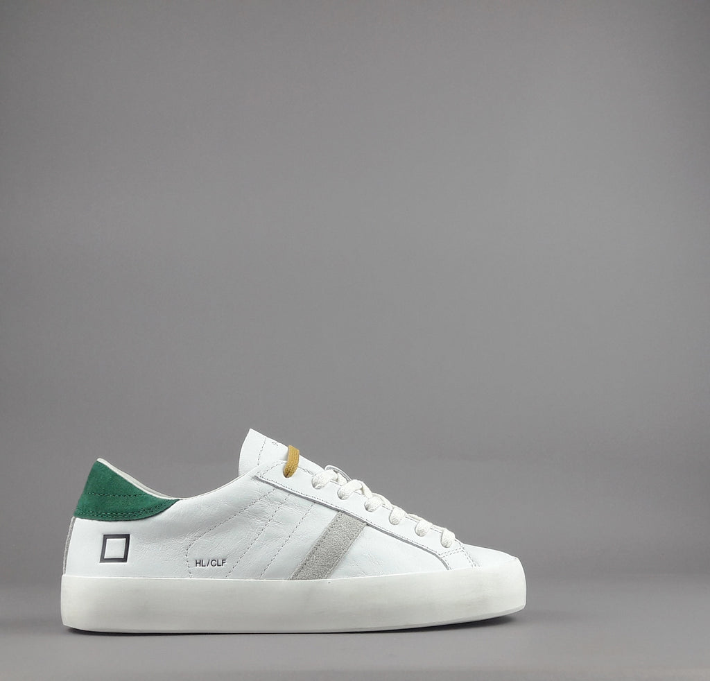 D.A.T.E. Sneakers Hill Low Uomo Pelle Bianco