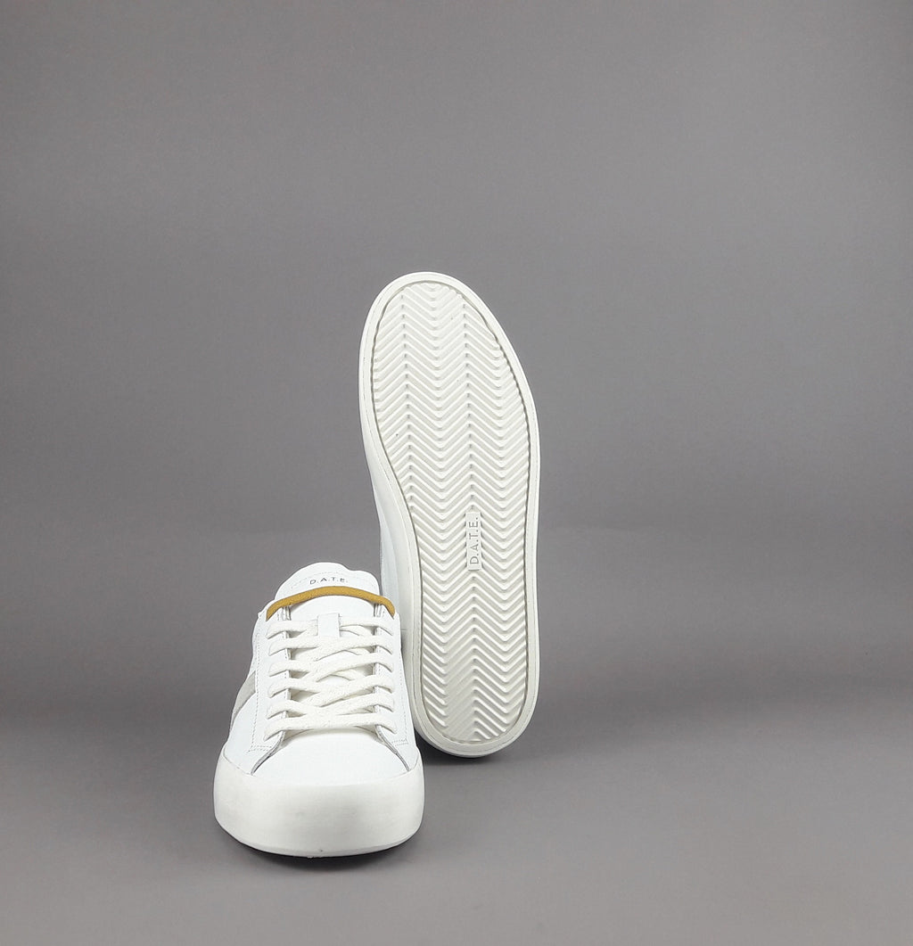 D.A.T.E. Sneakers Hill Low Uomo Pelle Bianco