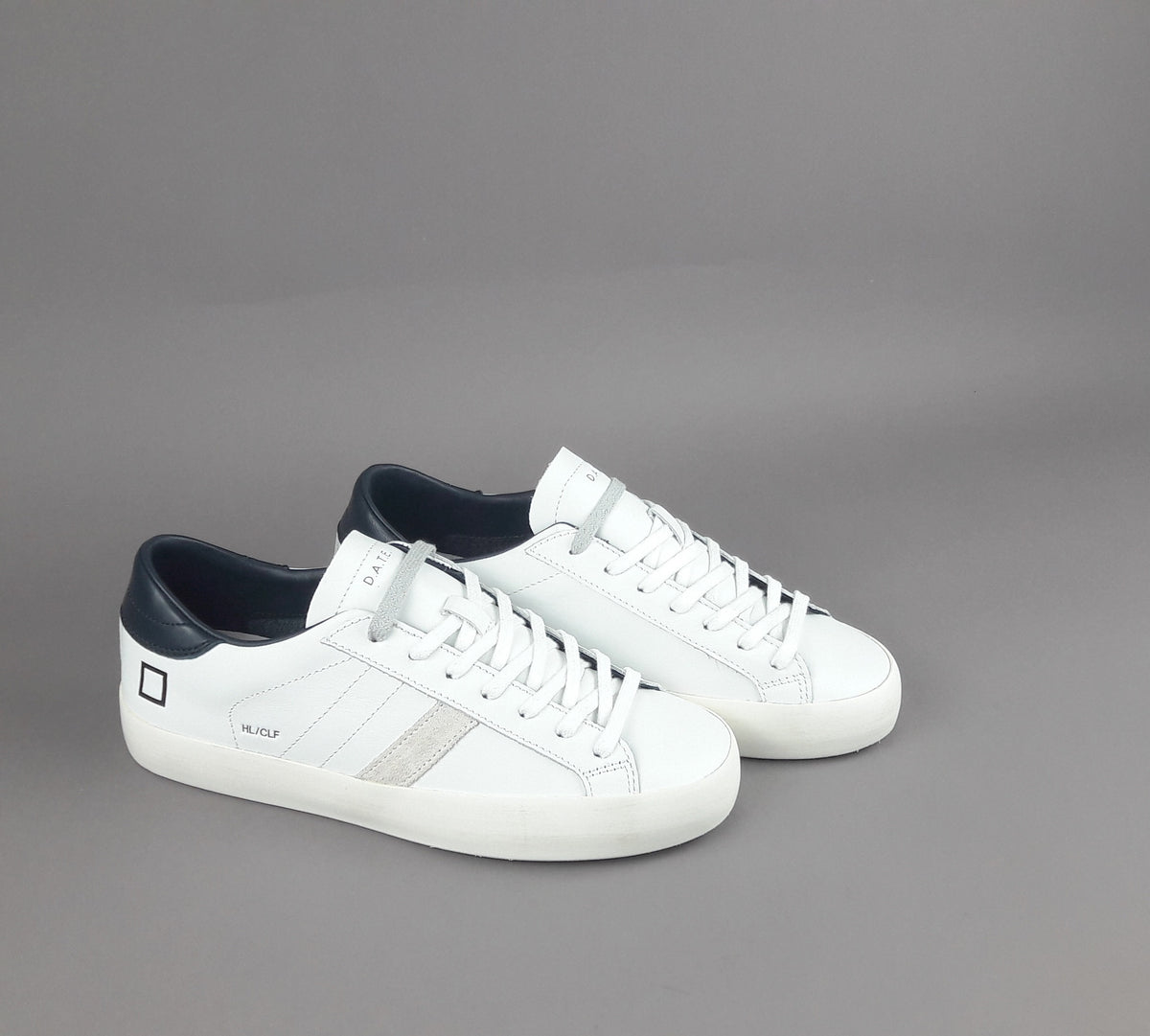 D.A.T.E. Sneakers Hill Low Uomo Pelle Bianco