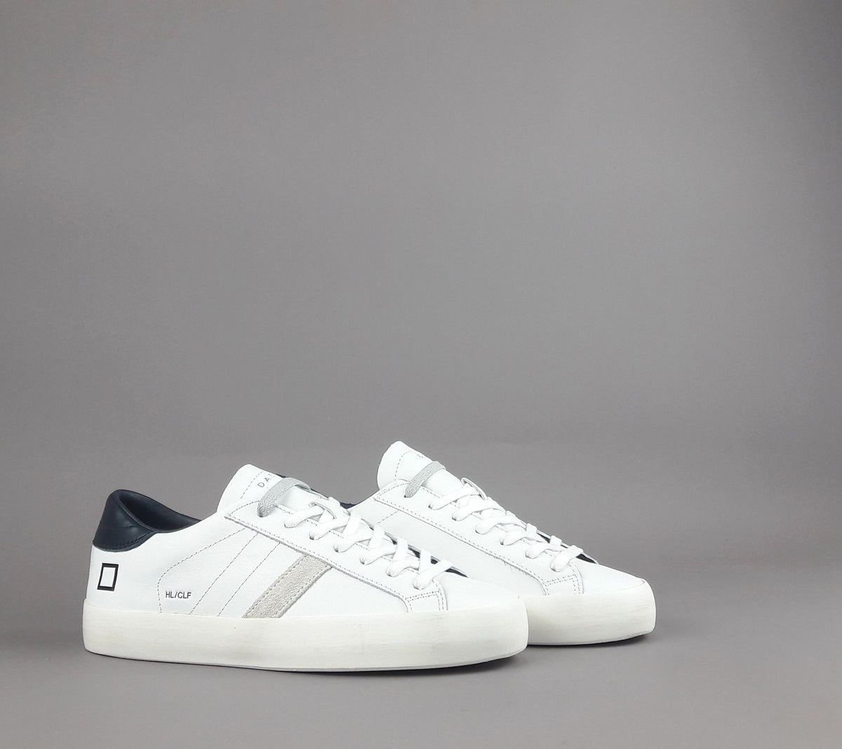 D.A.T.E. Sneakers Hill Low Uomo Pelle Bianco