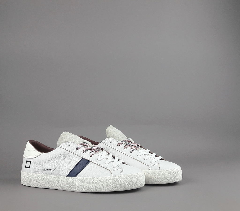 D.A.T.E. Sneakers Hill Low Uomo Pelle Bianco