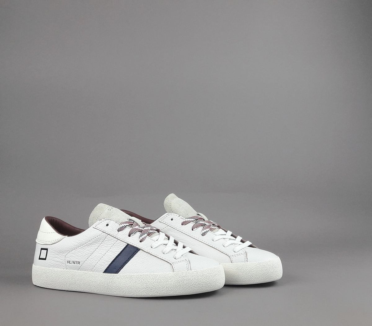 D.A.T.E. Sneakers Hill Low Uomo Pelle Bianco