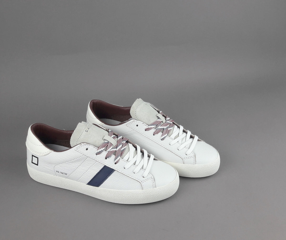 D.A.T.E. Sneakers Hill Low Uomo Pelle Bianco