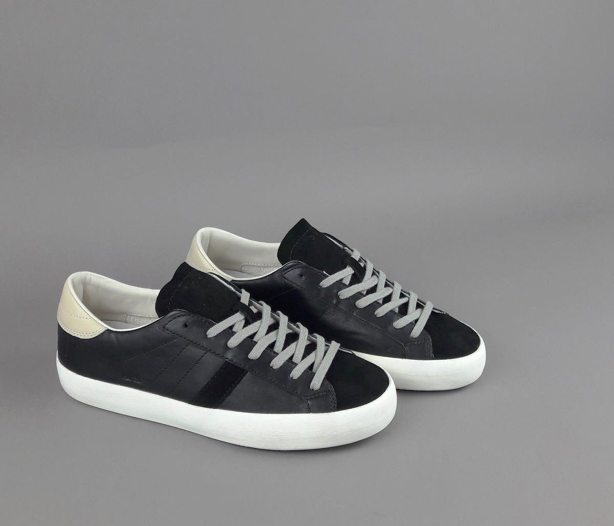D.A.T.E. Sneakers Hill Low Uomo Pelle Nero