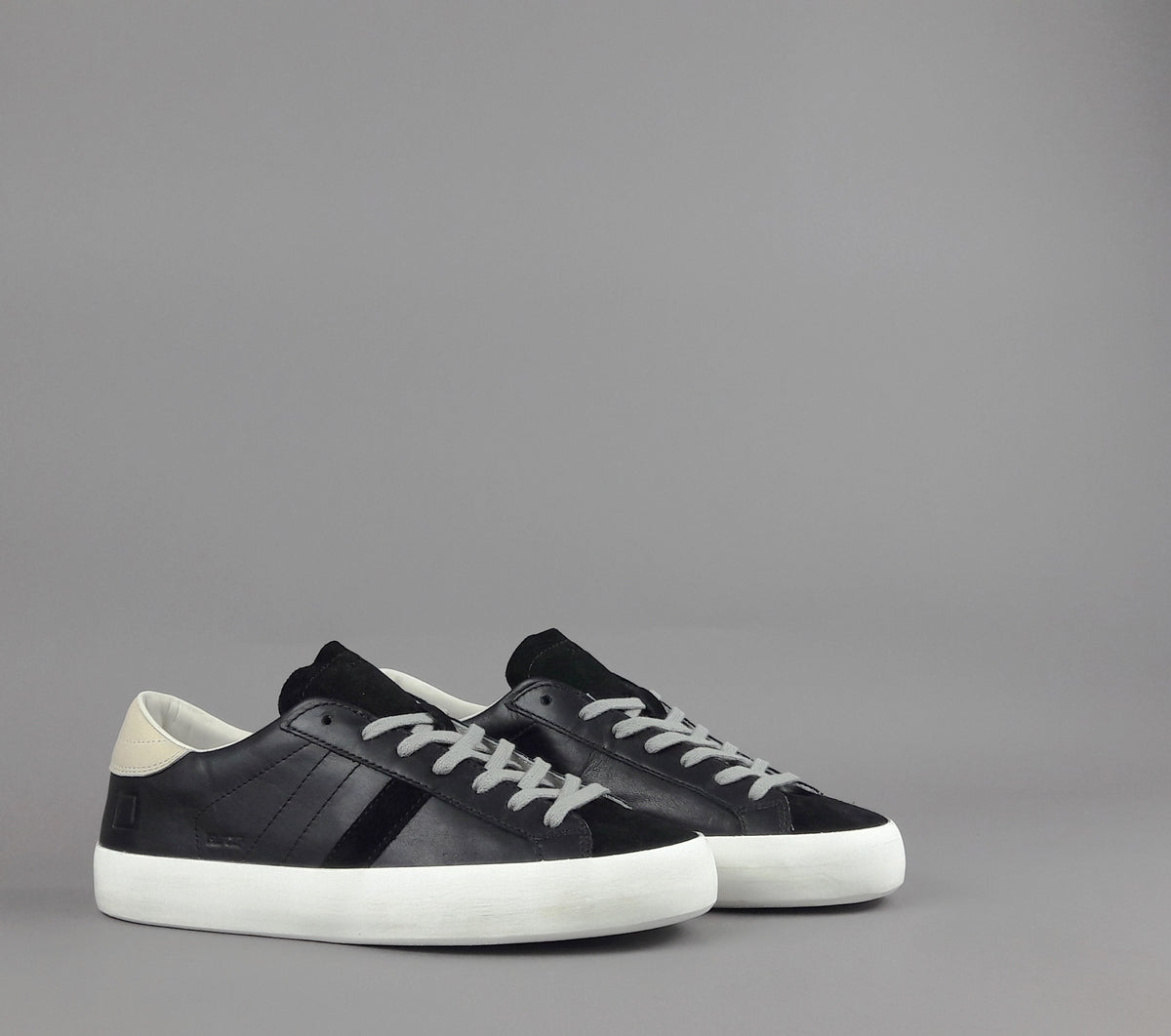 D.A.T.E. Sneakers Hill Low Uomo Pelle Nero