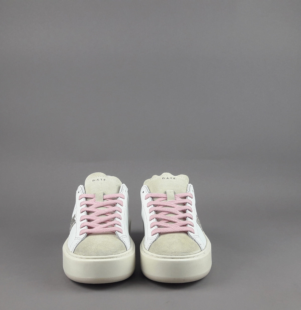 D.A.T.E. Sneakers Hill Platform Donna Pelle Bianco