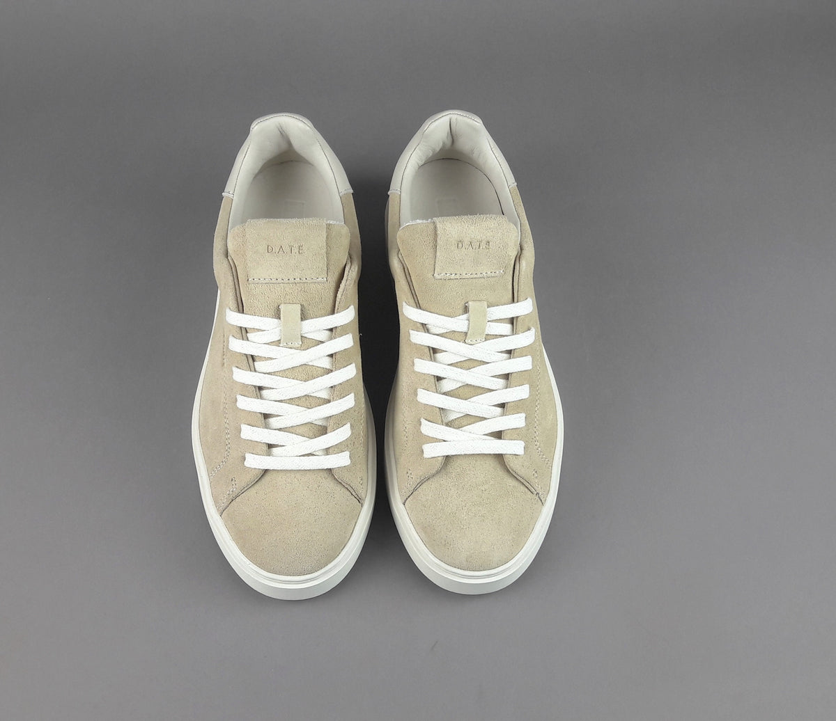 D.A.T.E. Sneakers Levante Uomo Camoscio Beige