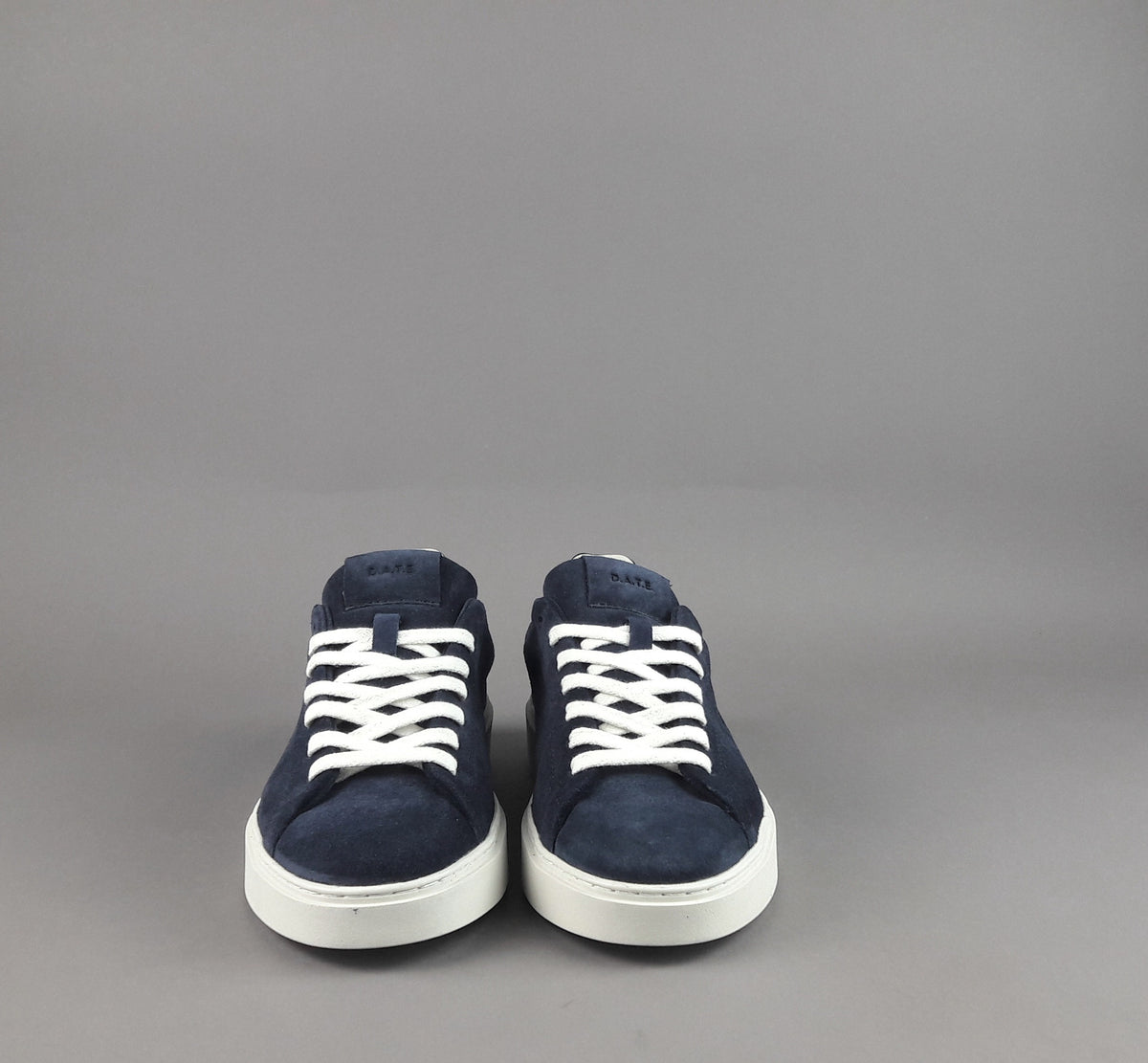 D.A.T.E. Sneakers Levante Uomo Camoscio Blu Scuro