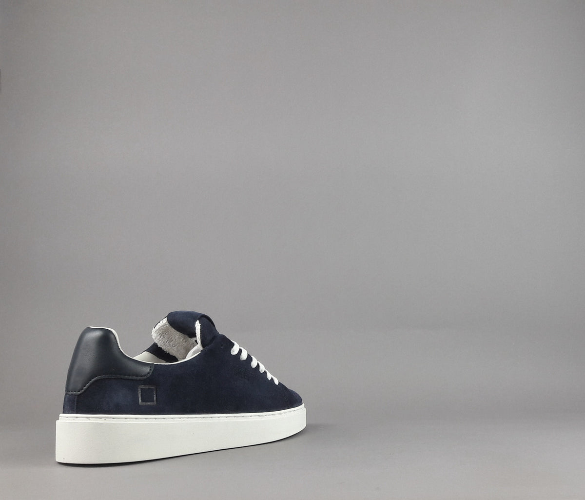 D.A.T.E. Sneakers Levante Uomo Camoscio Blu Scuro