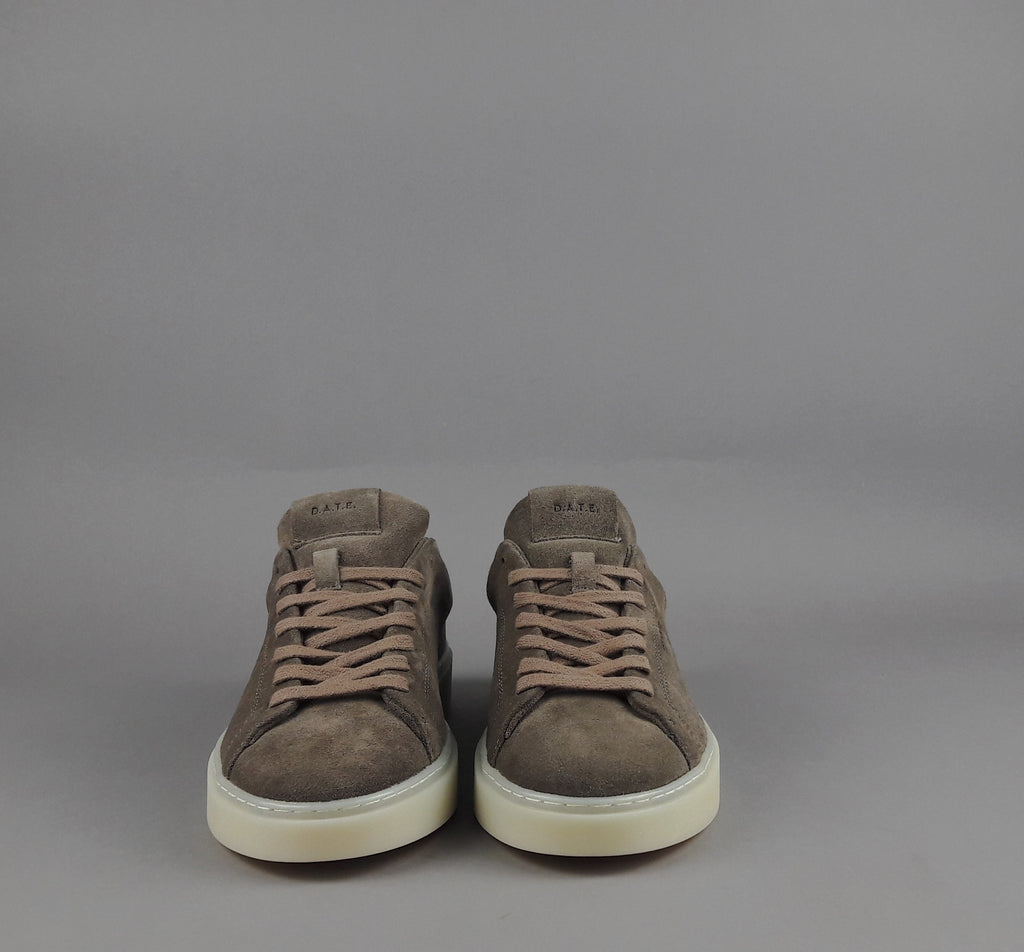 D.A.T.E. Sneakers Levante Uomo Camoscio Marrone