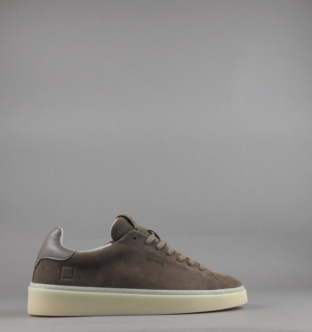 D.A.T.E. Sneakers Levante Uomo Camoscio Marrone
