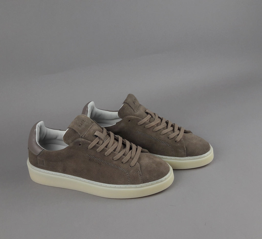 D.A.T.E. Sneakers Levante Uomo Camoscio Marrone