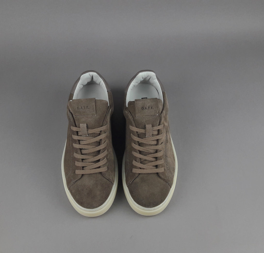 D.A.T.E. Sneakers Levante Uomo Camoscio Marrone