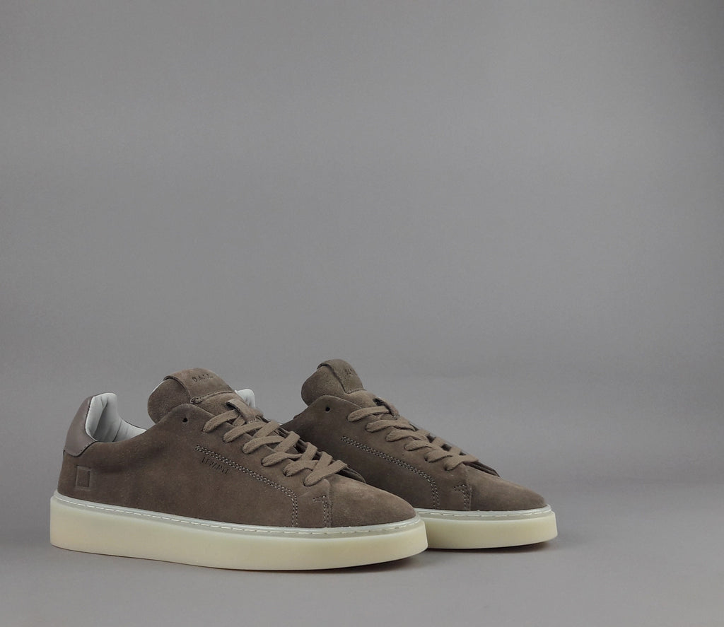 D.A.T.E. Sneakers Levante Uomo Camoscio Marrone