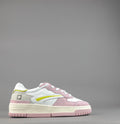 D.A.T.E. Sneakers Torneo Donna Camoscio Pelle Rosa / Bianco