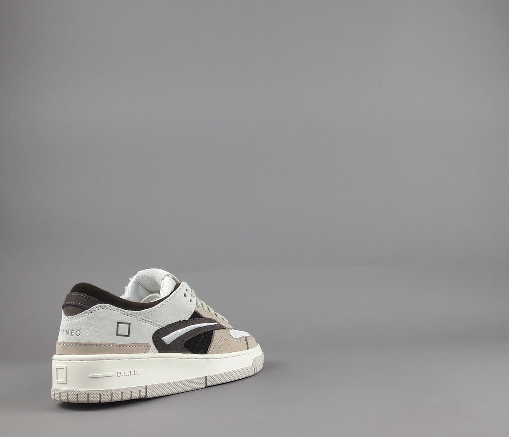 D.A.T.E. Sneakers Torneo Pop Donna Camoscio Beige
