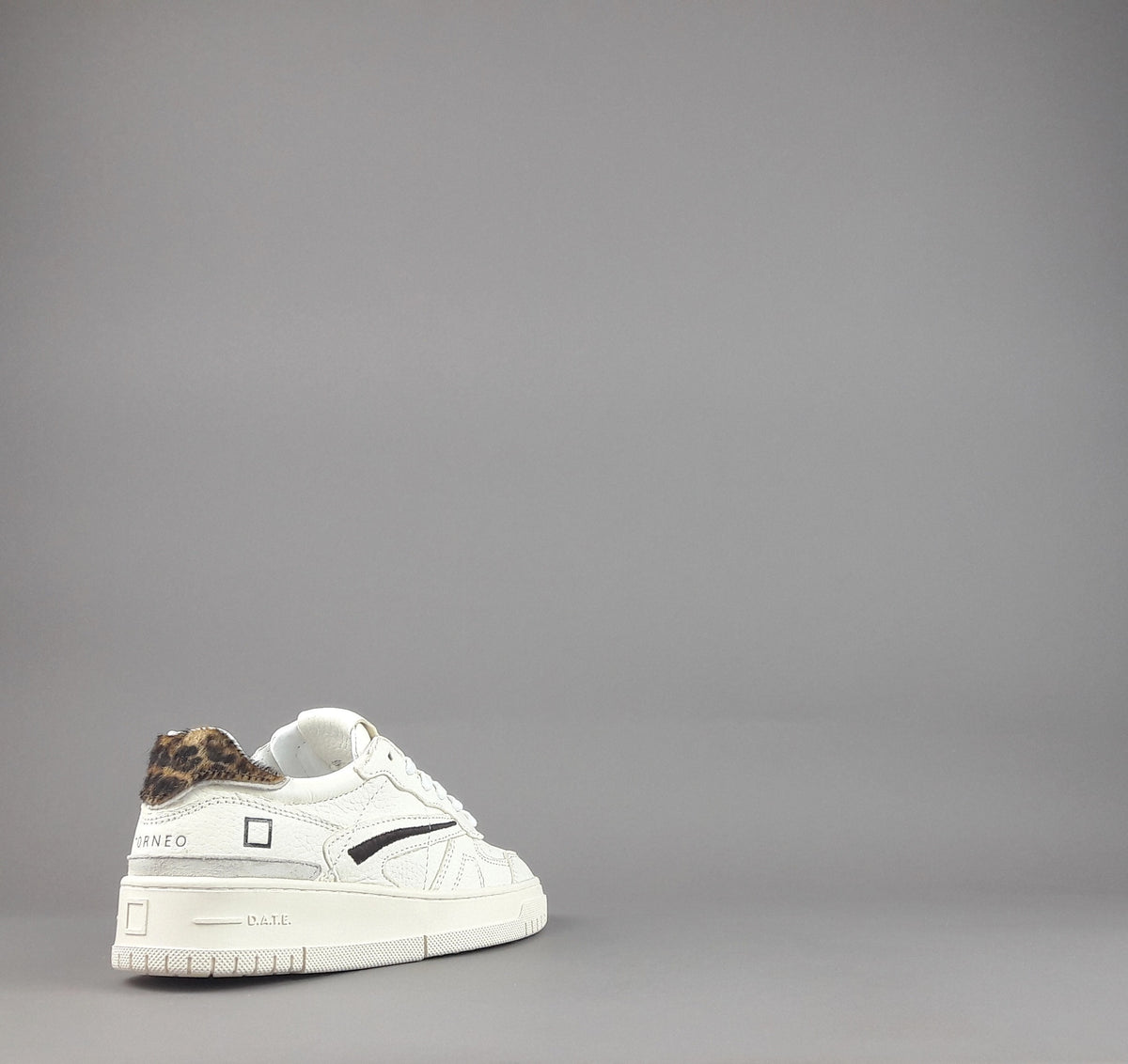 D.A.T.E. Sneakers Torneo Pop Donna Pelle Bianco Opaco