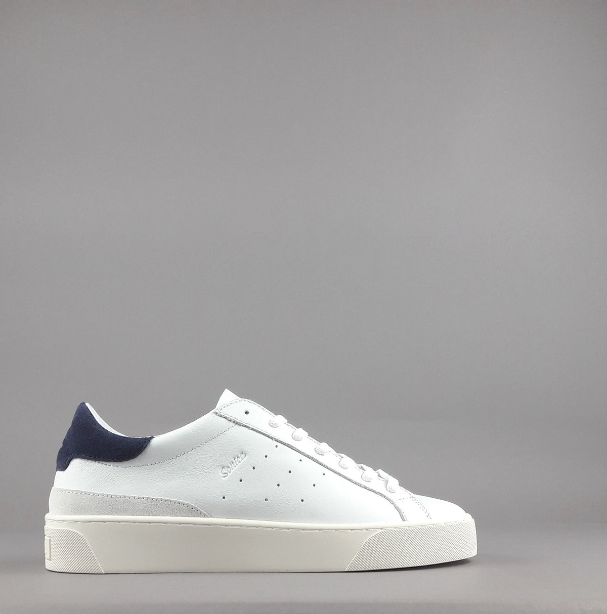 D.A.T.E. Sonica Uomo Pelle Bianco