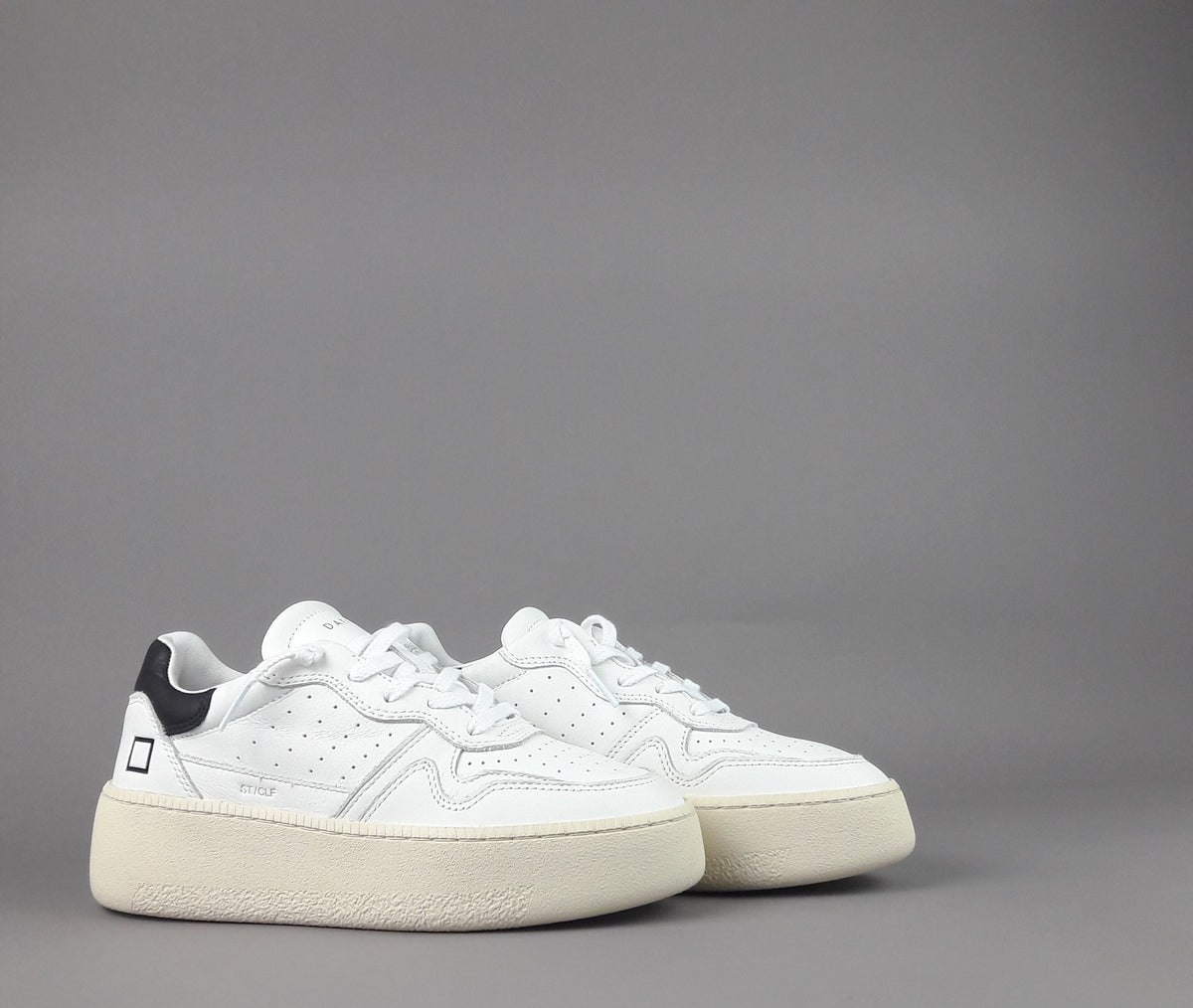 D.A.T.E. Step Sneakers Donna Pelle Bianco