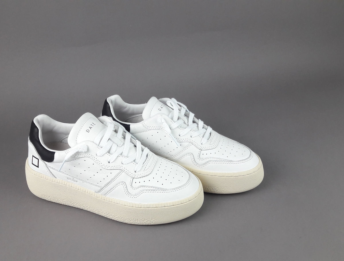 D.A.T.E. Step Sneakers Donna Pelle Bianco