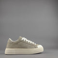 Demna Sneakers Uomo Camoscio Beige Opaco