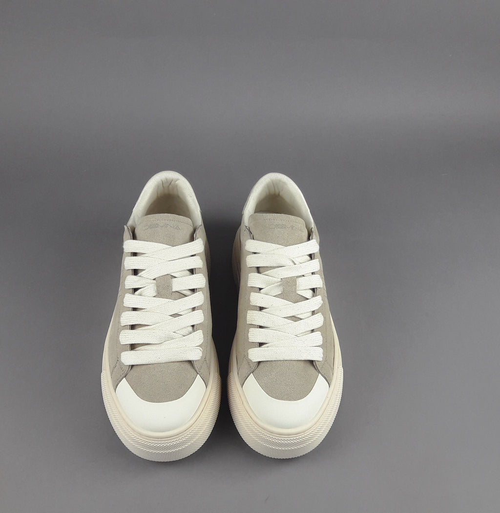 Demna Sneakers Uomo Camoscio Beige Opaco