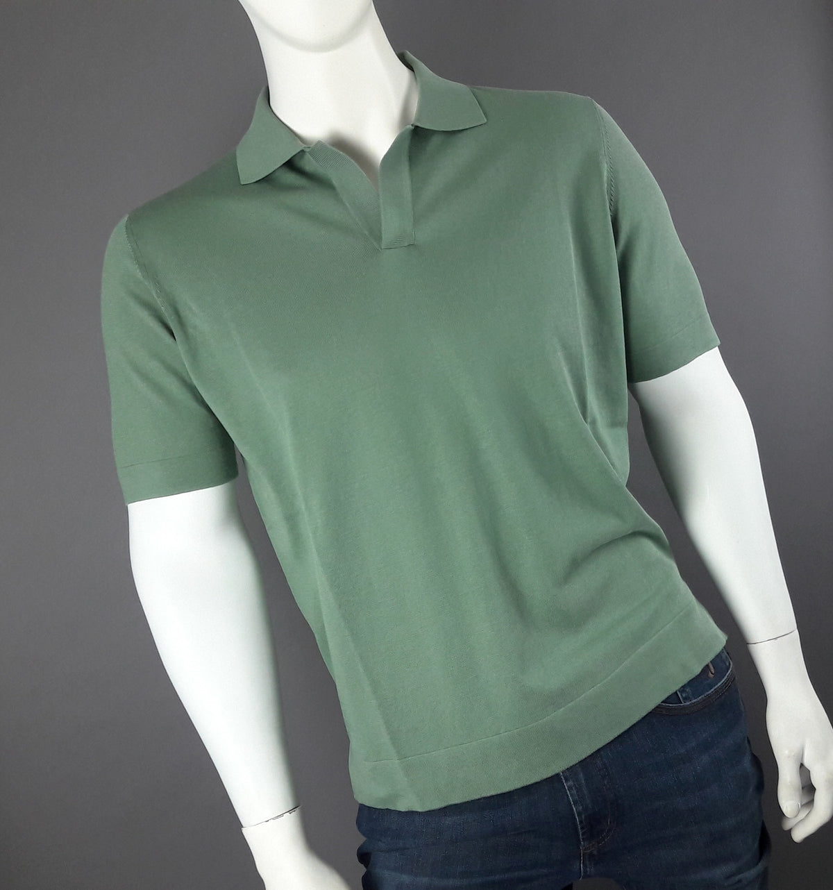 Filippo De Laurentiis Polo Uomo Cotone Crepe