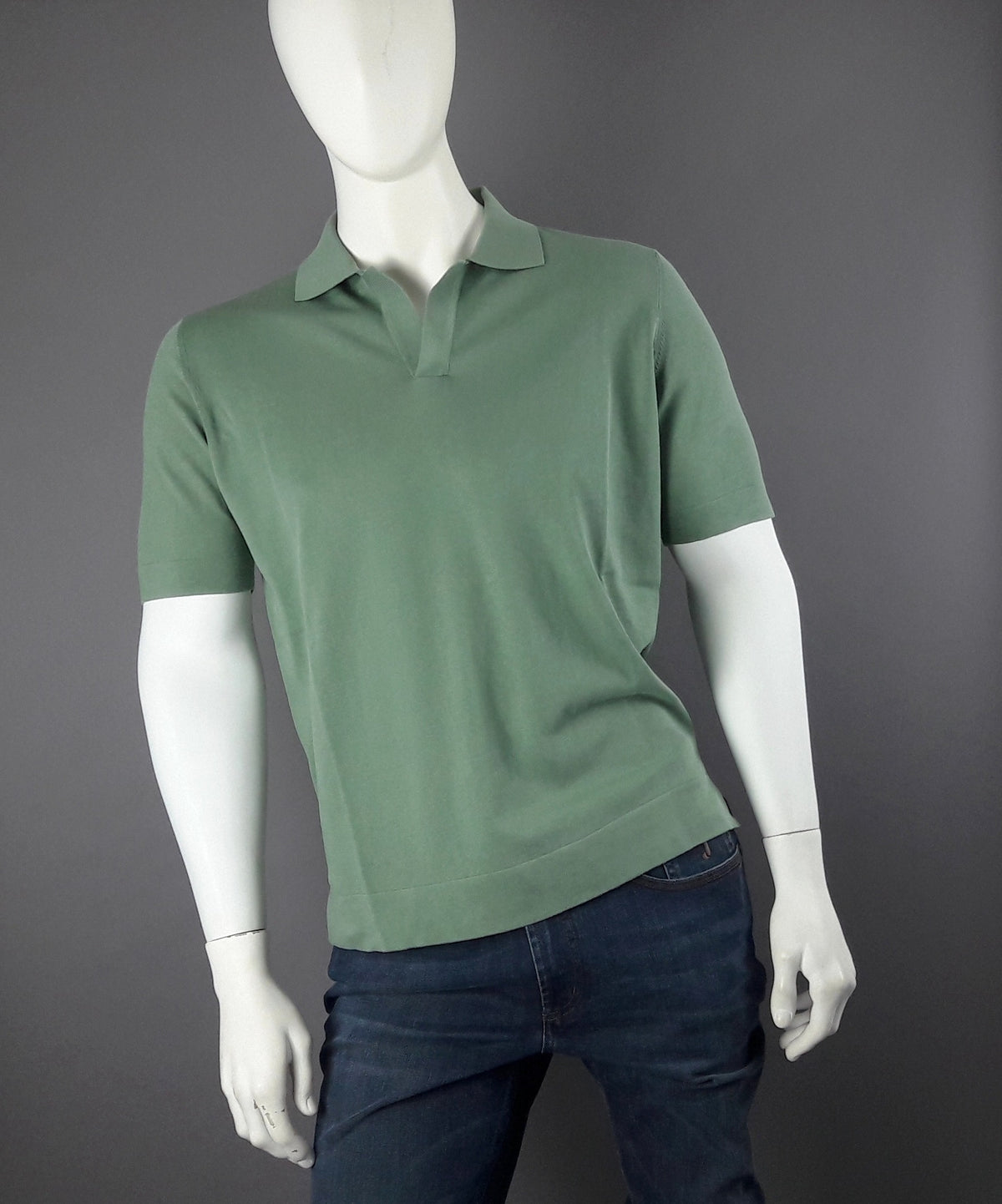 Filippo De Laurentiis Polo Uomo Cotone Crepe