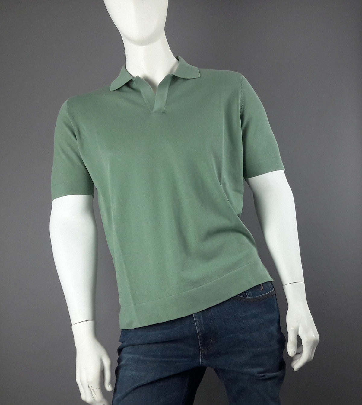 Filippo De Laurentiis Polo Uomo Cotone Crepe