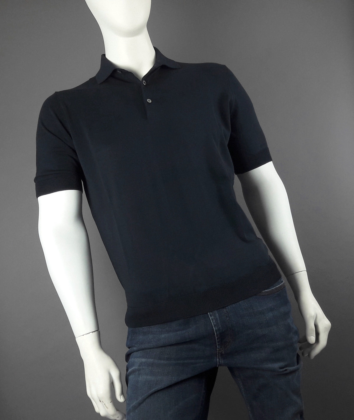 Filippo De Laurentiis Polo Uomo Cotone Crepe