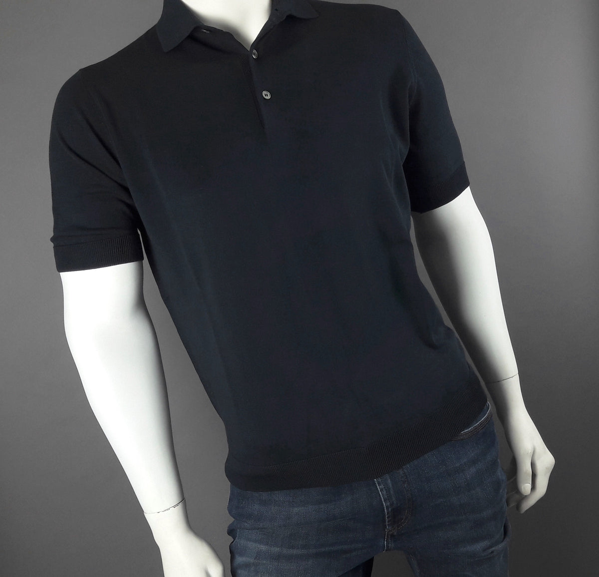 Filippo De Laurentiis Polo Uomo Cotone Crepe