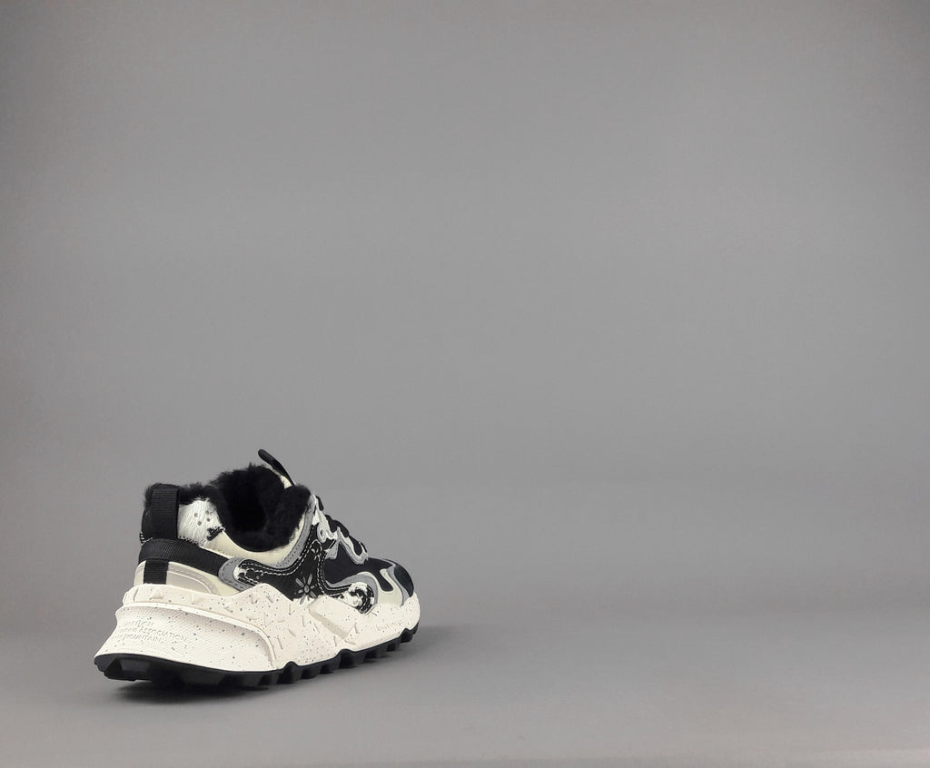 Flower Mountain Sneakers Donna Rulis Camoscio Tela Nero