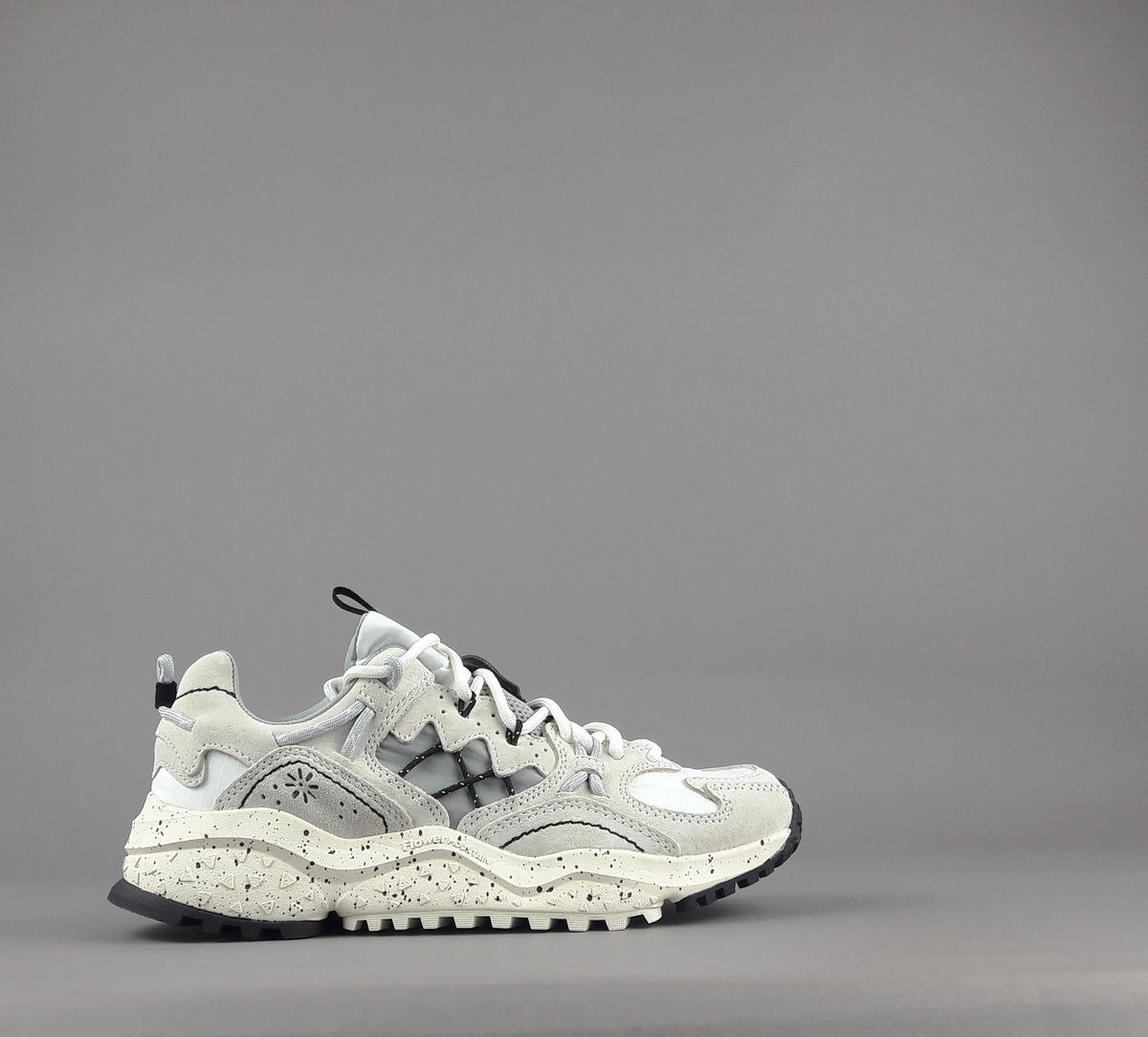 Flower Mountain Sneakers Donna Yamabushi Camoscio Tela Ghiaccio