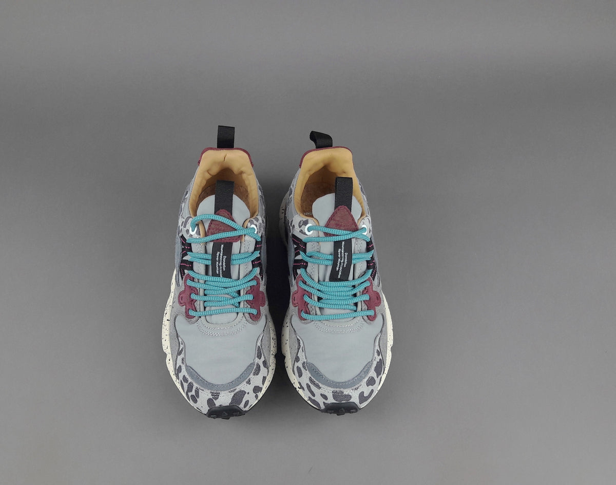Flower Mountain Sneakers Donna Yamano 3 Camoscio Tela Grigio