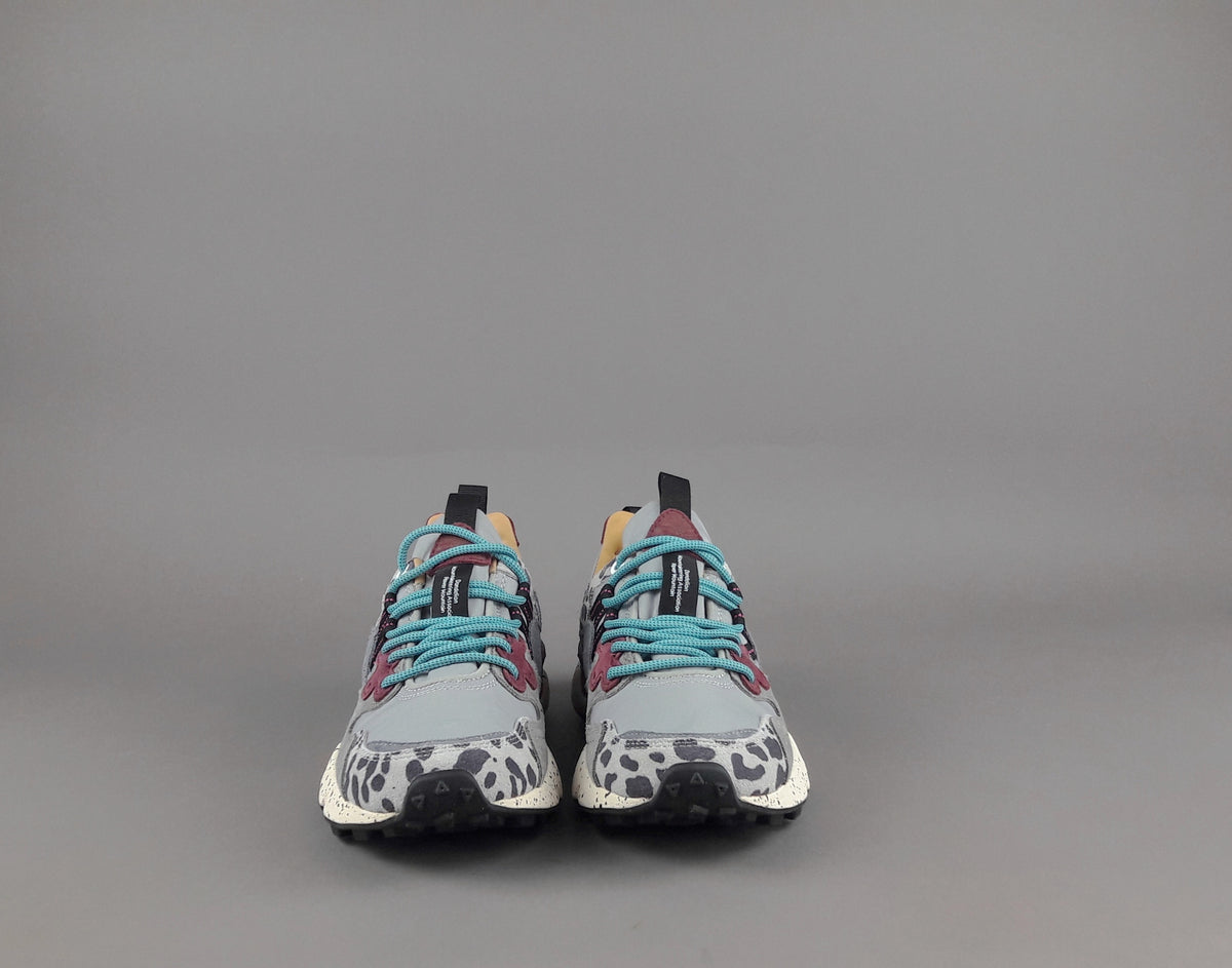 Flower Mountain Sneakers Donna Yamano 3 Camoscio Tela Grigio