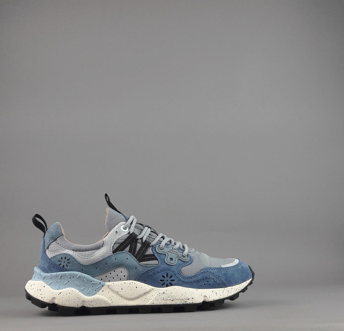 Flower Mountain Sneakers Uomo Yamano 3 Camoscio Tela Avion