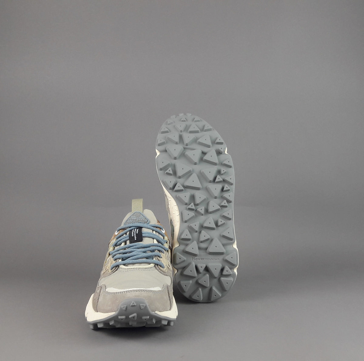 Flower Mountain Sneakers Uomo Yamano 3 Camoscio Tela Talpa