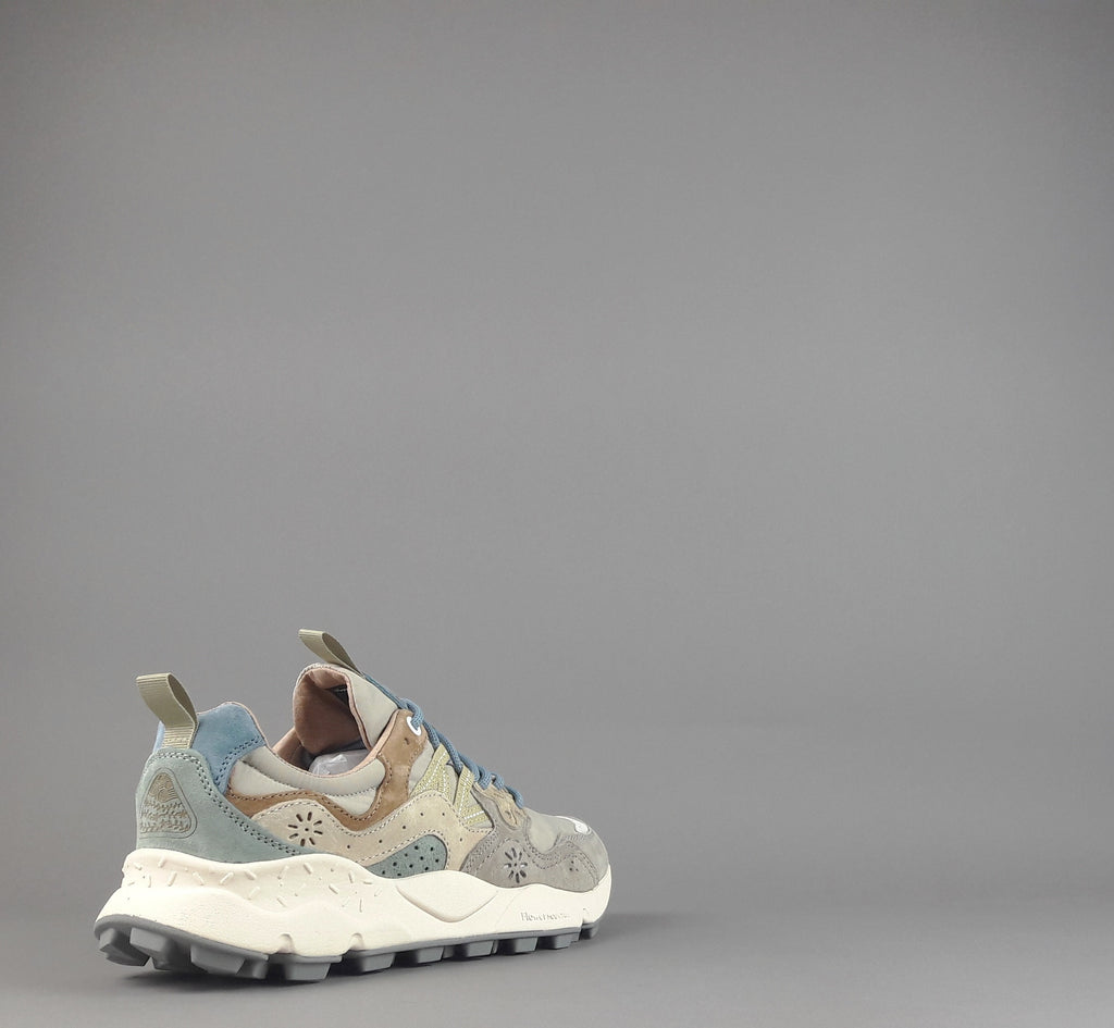 Flower Mountain Sneakers Uomo Yamano 3 Camoscio Tela Talpa